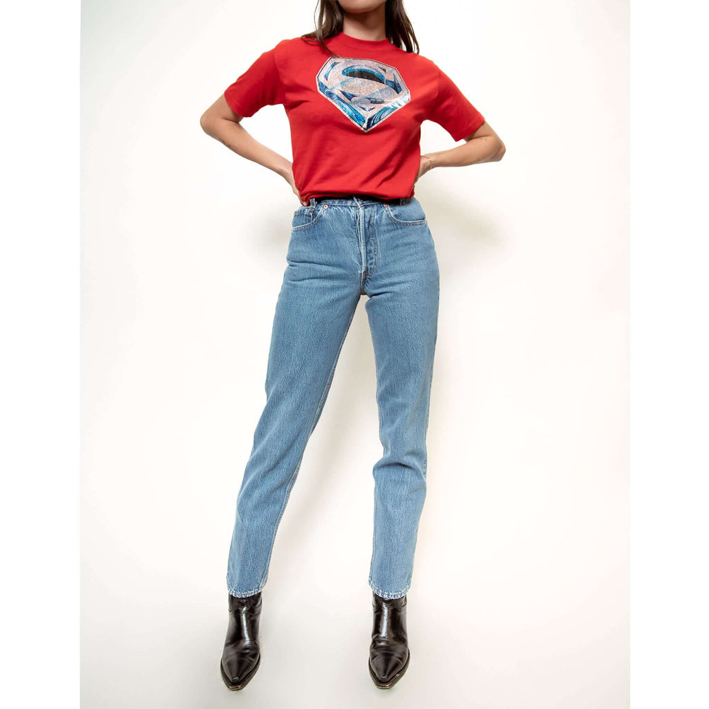 VINTAGE LEVIS 701 STUDENT FIT JEANS INDIGO 1988-1993 SIZE W24 L30 MADE IN USA