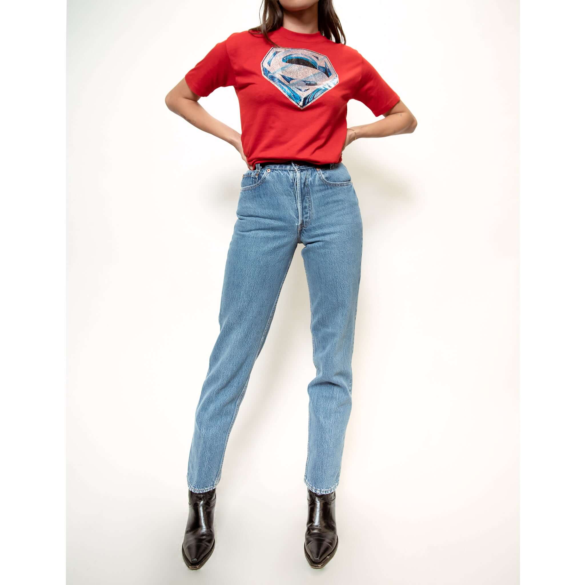 VINTAGE LEVIS 701 STUDENT FIT JEANS INDIGO 1988-1993 SIZE W24 L30 MADE IN USA