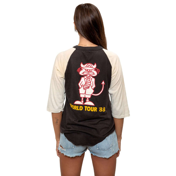 CAMISETA VINTAGE ACDC 1988 TALLA MEDIANA FABRICADA EN EE. UU.