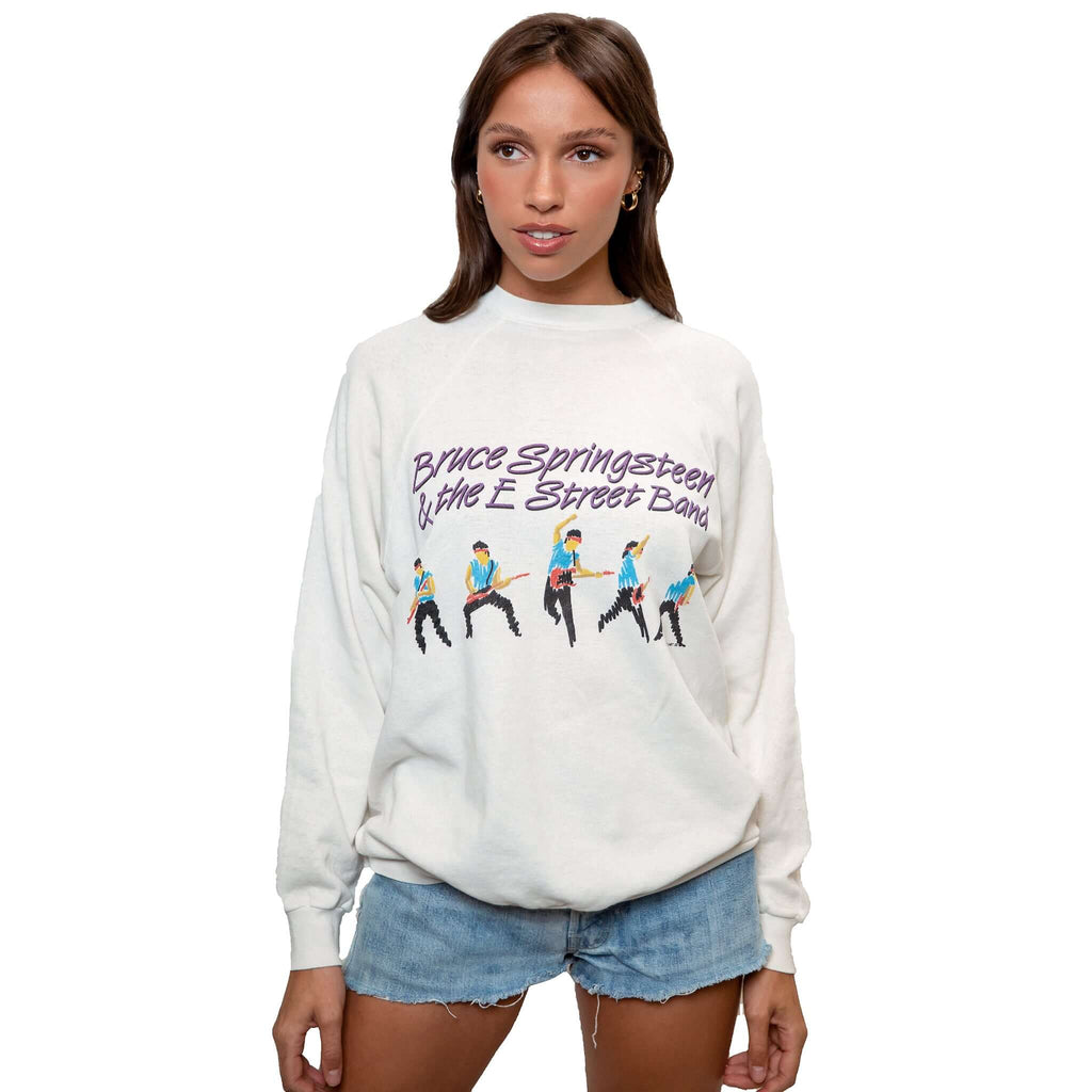 VINTAGE BRUCE SPRINGSTEEN & THE E STREET BAND SWEATSHIRT 1989 SIZE LARGE MADE IN USA