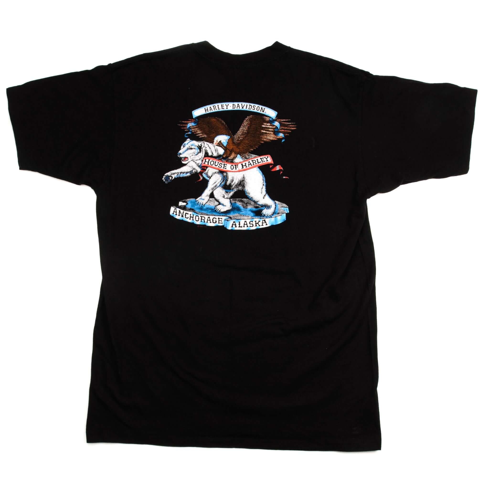 VINTAGE HARLEY DAVIDSON TEE SHIRT BY HOLOUBEK 1995 SIZE XL MADE IN USA