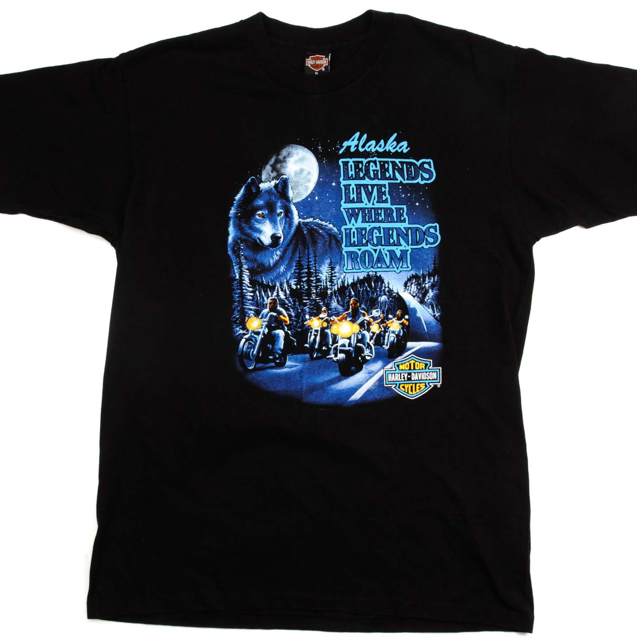 VINTAGE HARLEY DAVIDSON TEE SHIRT BY HOLOUBEK 1995 SIZE XL MADE IN USA