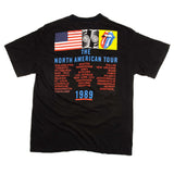 VINTAGE ROLLING STONES THE NORTH AMERICAN TOUR TEE SHIRT 1989 MEDIUM MADE IN USA