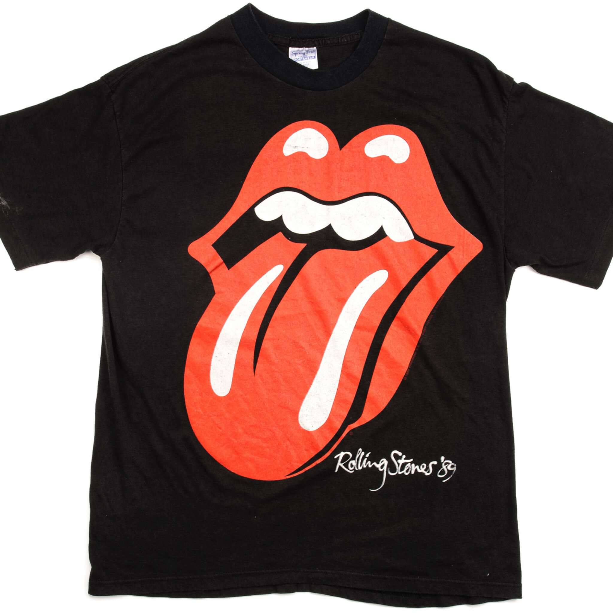 Vintage Rolling Stones The North American Tour Tee Shirt 1989 Size Medium Made in USA.

