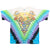 Vintage Tie Dye Grateful Dead Tee Shirt By Liquid Blue 1996 Size XL Made In USA.


