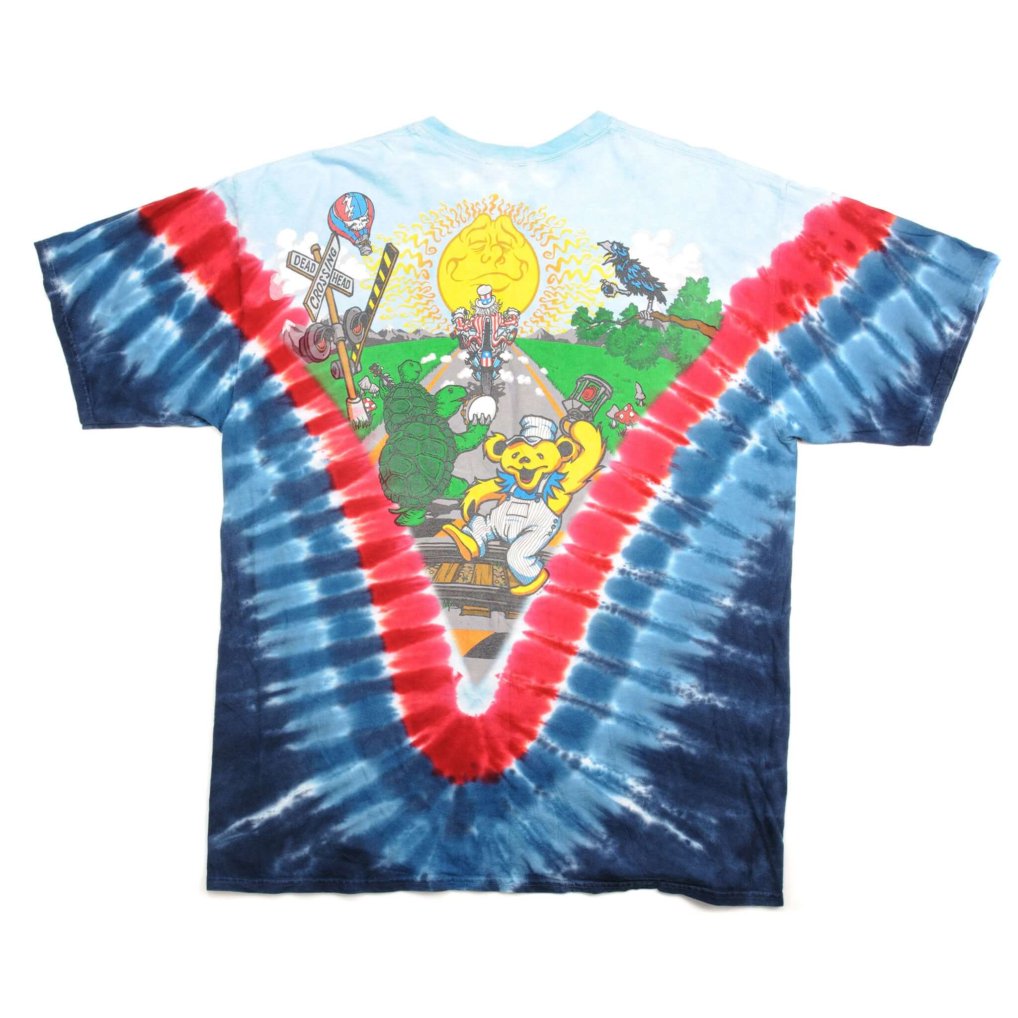 VINTAGE TIE DYE GRATEFUL DEAD TEE SHIRT BY LIQUID BLUE 2011 SIZE XL