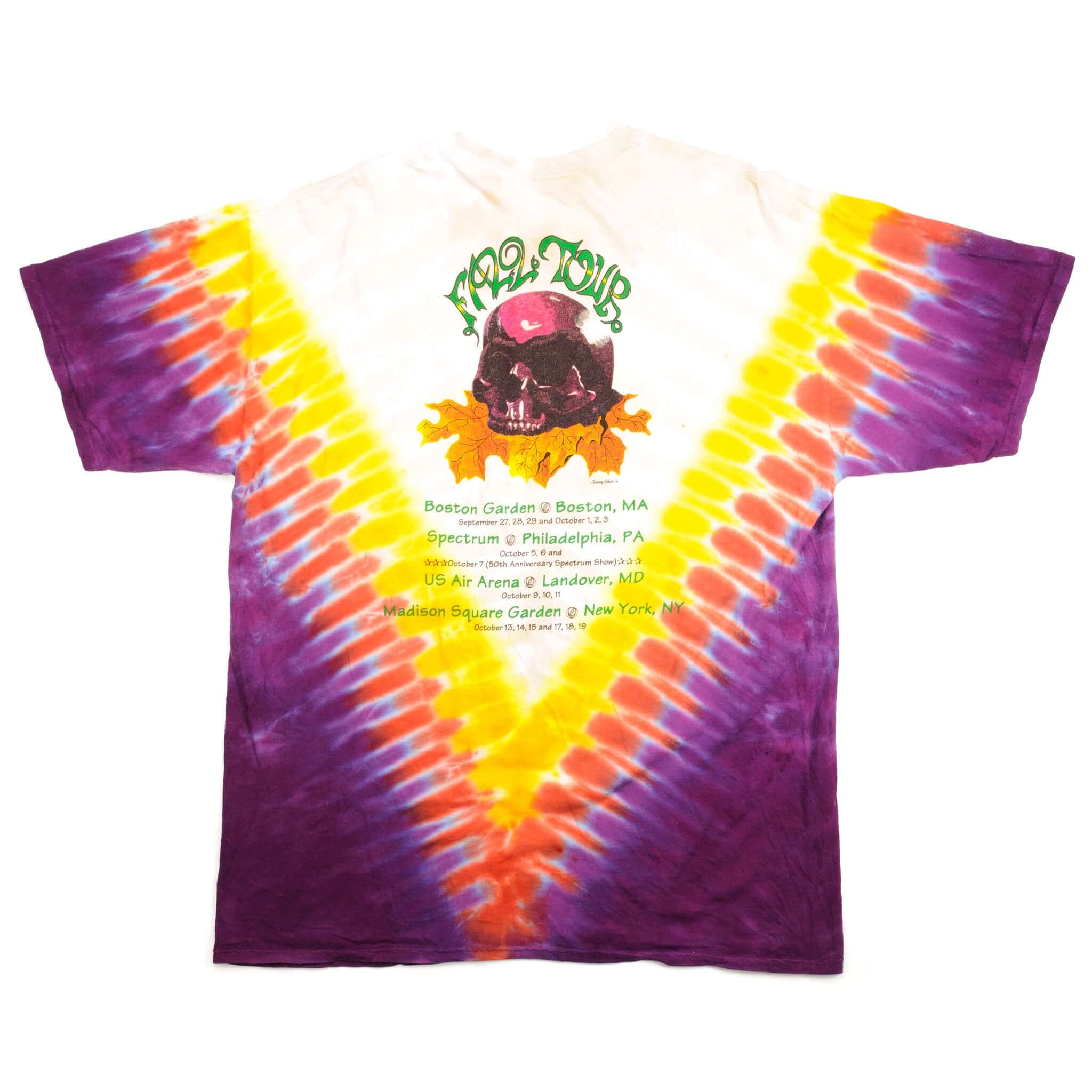 VINTAGE TIE DYE GRATEFUL DEAD FALL TOUR TEE SHIRT 1994 SIZE XL