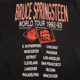 VINTAGE BRUCE SPRINGSTEEN WORLD TOUR TEE SHIRT 1992 SIZE LARGE MADE IN USA